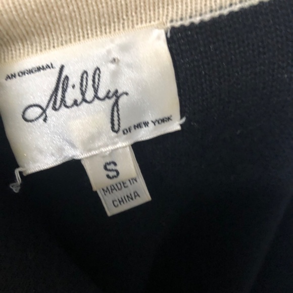 Vintage Classic Milly of New York Luxury Designer Wool Cardigan - Picture 6 of 6